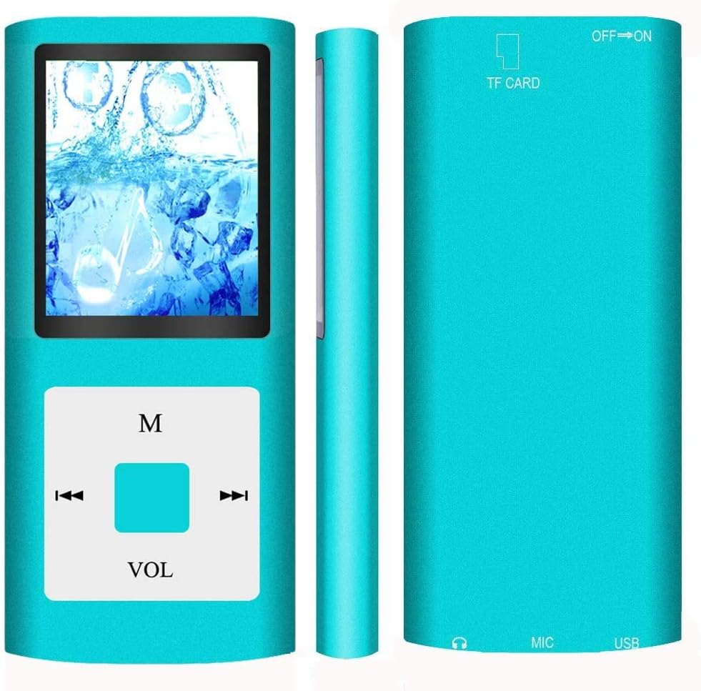 Mp3 Player,Music Player with a 16 GB Memory Card Portable Digital Music Player/Video/Voice Record/FM Radio/E-Book Reader/Photo Viewer/1.8 LCD