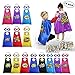 Superhero Capes Masks for Kids with Stickers Girls Halloween Dress Up Party Favors