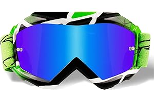 NENKI Youth & Kids Motocross Goggles - Dirt Bike & MX Motorcycle Off Road Goggles with Anti Fog UV Protection Lens