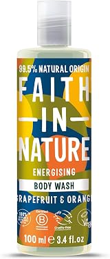 Faith In Nature Grapefruit & Orange Body Wash 100ml Travel Size view 1