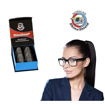 RhinoShield Invisible Nose Shield for Glasses. Soft Comfortable Silicone Makes Glasses Feel Weightless. Prevents Red Marks, Indentations, Irritation