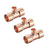 uxcell 3/4-inch X 3/8-inch X 3/4-inch Copper