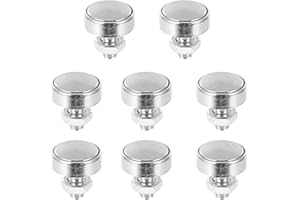 HOODANCOS 4 Pairs License Plate Screws Replacement Anti-Theft Fastener Bolts for Vehicle Registration Plate