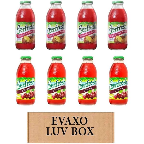 Amazon.com : BeeQ Box - (Pack of 8) Variety Everfresh Juice, 8