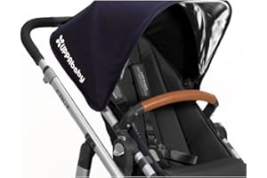 UPPAbaby Leather Bumper Bar Cover - Saddle, 1 Count (Pack of 1)