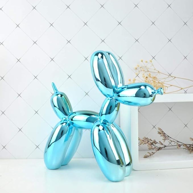 aasdf Globo Perro Globos Brillantes Estatua De Perro Perros De Simulación Escultura De Arte