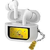 DCHK Haribo Wireless Earbuds with LCD Touchscreen Case, Bluetooth 5.4 TWS, Noise Cancelling, 13mm Bass Driver, IPX4, Gummy Bear Style