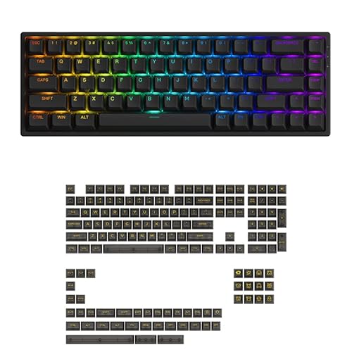 Akko 3068S 65 Hotswappable Mechanical Keyboard Bundle with Transparent Keycaps
