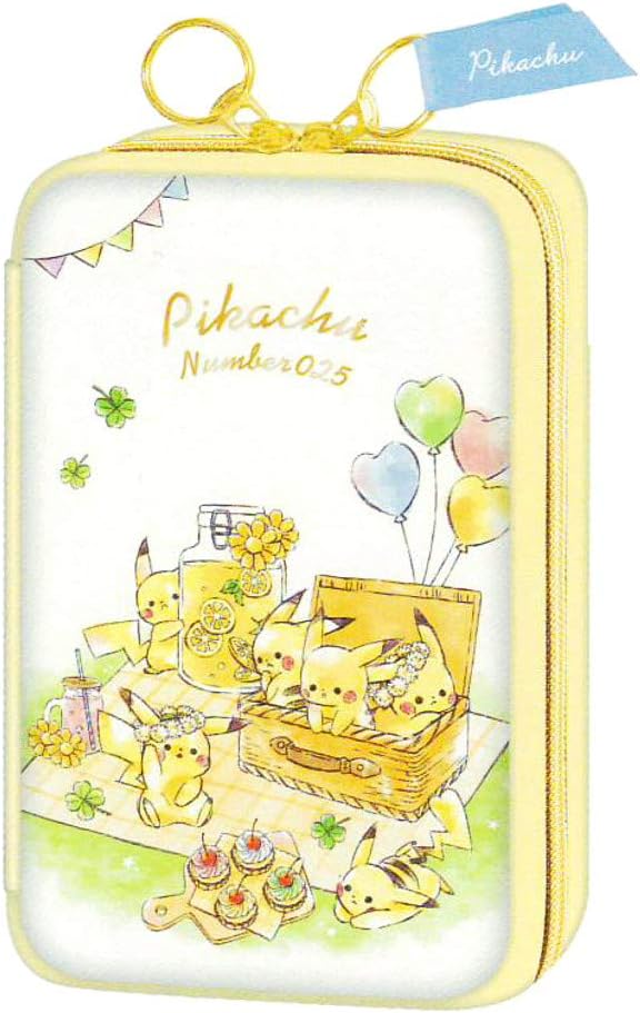 Amazon Co Jp Pokemon Pikachu Flat Multi Pen Case Picnic Cracks Smartphone Case Small Item Pouch Office Products