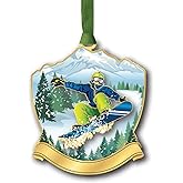 Beacon Design Snowboarder Namedrop Ornament, 2.76-Inch, Multicolor