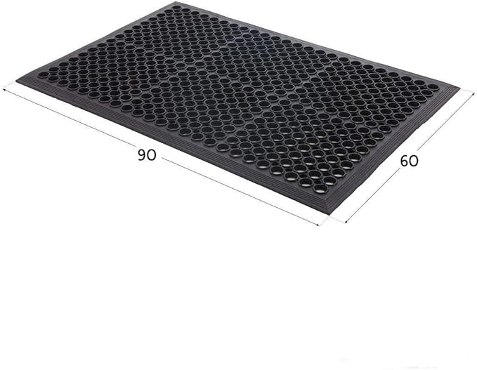 SrS Rugs Rubber Mats Outdoor Entrance Non Slip Anti Fatigue Drainage