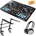 Pioneer DDJ-RR Portable 2-Channel Controller Bundle with Stand, Headphones, and Austin Bazaar Polishing Cloth