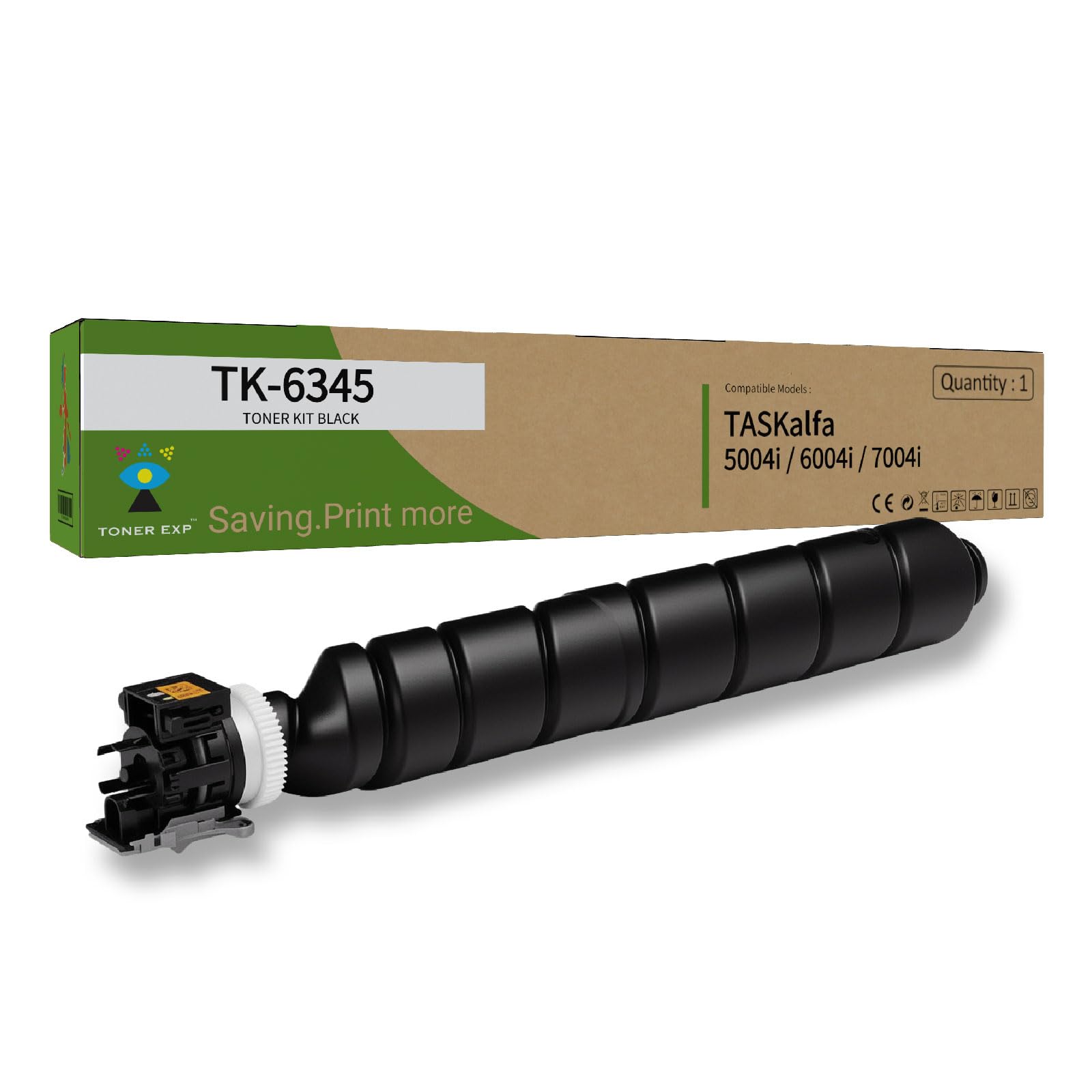 Toner EXP Cartridge for Kyocera TASKalfa 5004i 6004i 7004i, Compatible with TK-6345 TK6345 Toner Kit. Prints up to 40,000 pages.