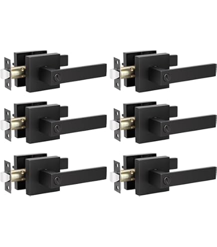 Manijas De Puerta Leydebong 5 Pack, Privacidad Sin Llave, | Meses Sin