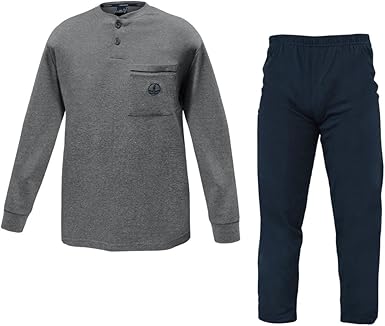 Pigiama Uomo Navigare Taglie Forti 56 58 60 Cotone Interlock