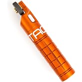 Exotac nanoSPARK Ultra-Compact Fire Starter with One-Handed Operation High-Spark Flint Wheel and Waterproof Storage Compartment Holds quickLIGHT Tinder and Up to 5 Replacement Flints