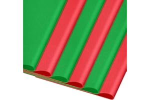 AORZIT Lot de 80 feuilles de papier de soie de Noël coloré pour emballage cadeau, loisirs créatifs, décoration de fête d'anni