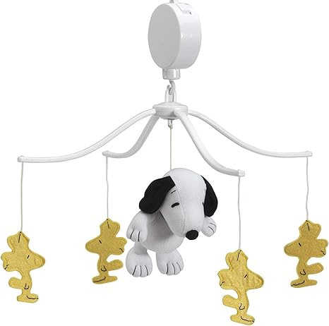 Amazon Co Jp Bedtime Originals ホームデコレーション ピーナッツ フォーエバースヌーピー ミュージカルモバイル ホワイト ホーム キッチン