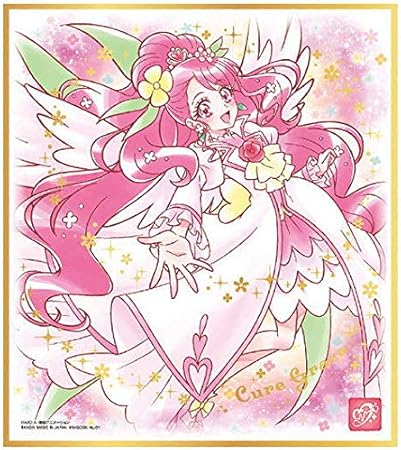 Amazon プリキュア 色紙art3 1 キュアグレース スペシャルヒーリングっどスタイル 金色箔押し 単品 色紙のみです 通販
