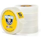 Howies Hockey &ndash; 5 Pack Cloth Stick Tape or Shin Pad Tape&ndash; Strong Grip, Long-Lasting Adhesive Stick Tape for Hockey, Lacrosse, Baseball &ndash; Professional Quality Sports Tape