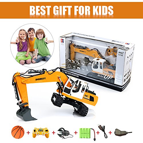double e remote control excavator
