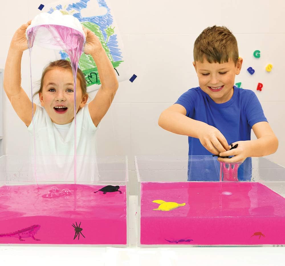 ZIMPLI, Eco Glitter Slime Baff Pink, 1 Bath or 4 Play Uses, Magically turns water into gooey, glittery slime - Image 5