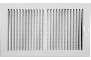Accord ABSWWH2148 Sidewall/Ceiling Register with 2-Way Design, 14-Inch x 8-Inch(Duct Opening Measurements), White