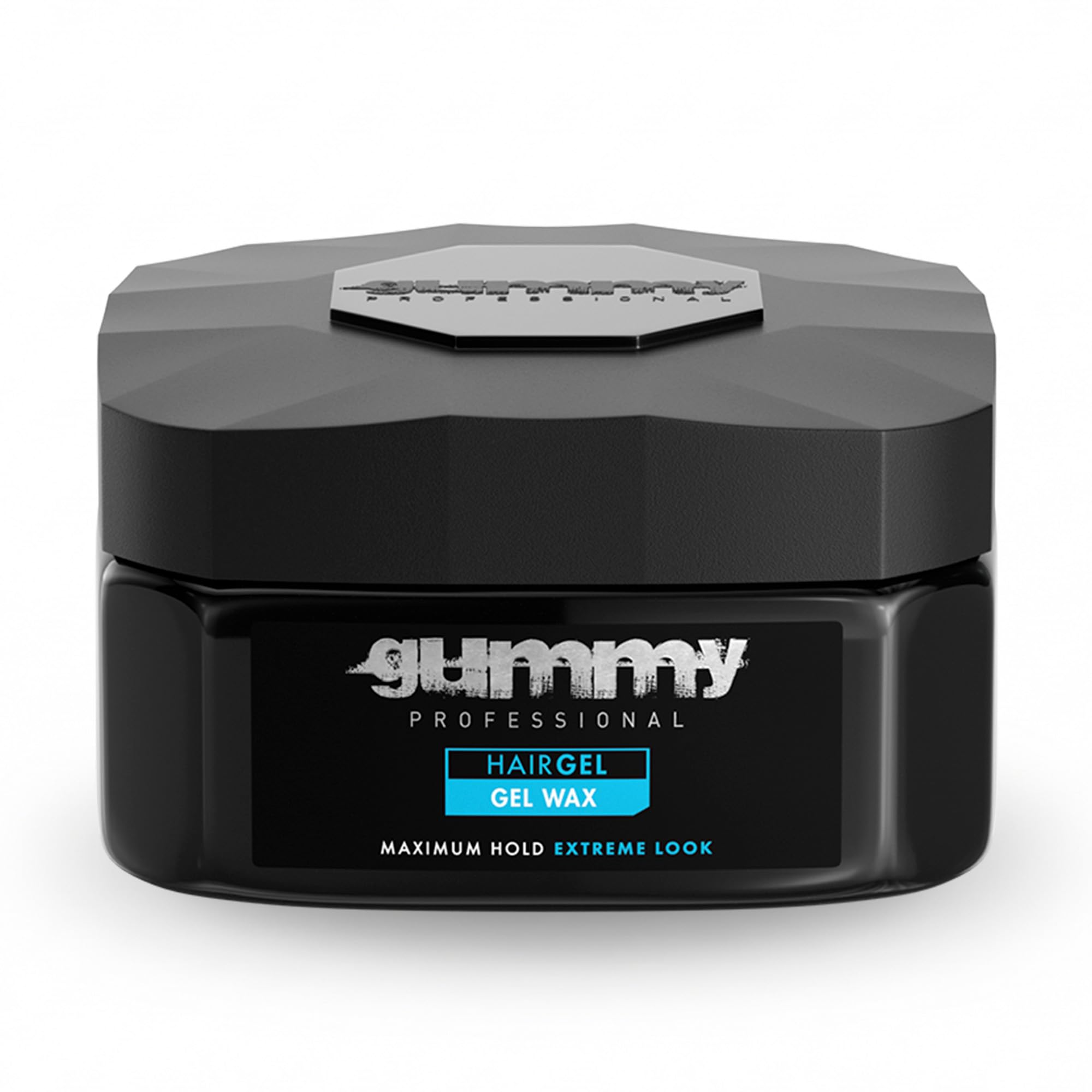 Gummy Hair Styling Gel Wax 220ml – Strong Hold Hair Gel for Men – Wet Look Finish, Non-Flaking, Long-Lasting Barber-Grade Styling Gel (Pack of 1)