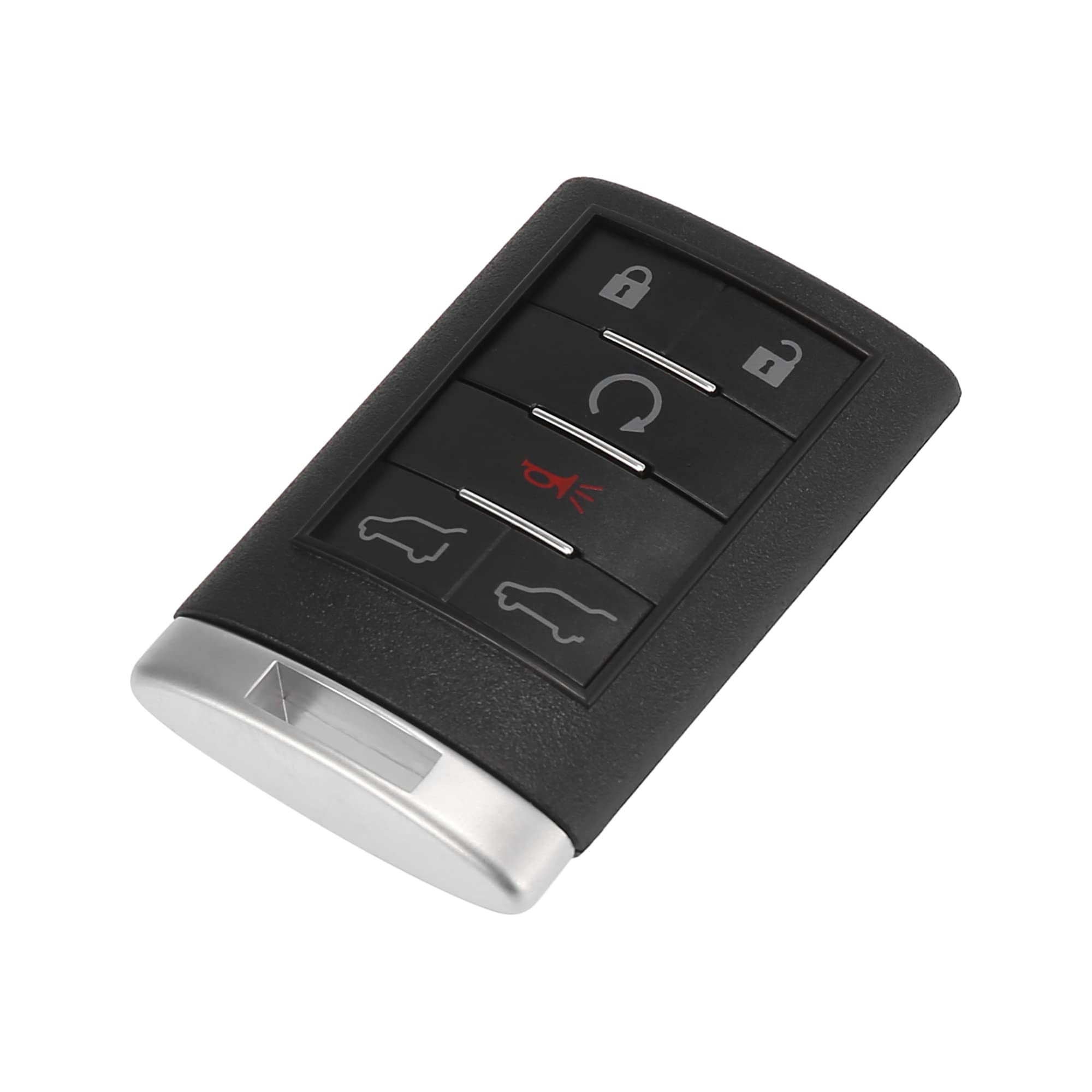 sourcingmap New 6 Buttons Uncut Insert Key Fob Remote Control Case Blank Shell