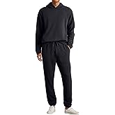 JMIERR Mens Textured Track Suits 2 Piece Set with Hoodie Sweatshirt and Sweatpants 2025 Casual Sweatsuit Set Airport Outfits