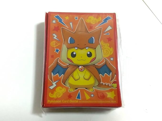 Amazon Co Jp ごっこピカチュウ メガリザードンy スリーブ ポケモンセンター限定 デッキシールド ポケモンカードゲーム ホビー 通販