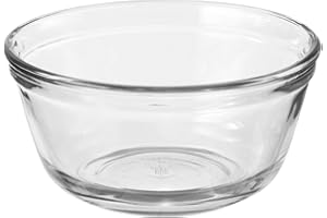 Anchor Hocking 4-Quart Glass Mixing Bowl, Set of 2, Clear
