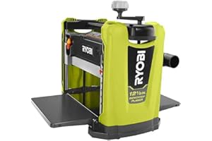 RYOBI 15 Amp 12-1/2 in. Corded Thickness Planer with Planer Knives, Knife Removal Tool, Hex Key and Dust Hood, Green, (AP1305
