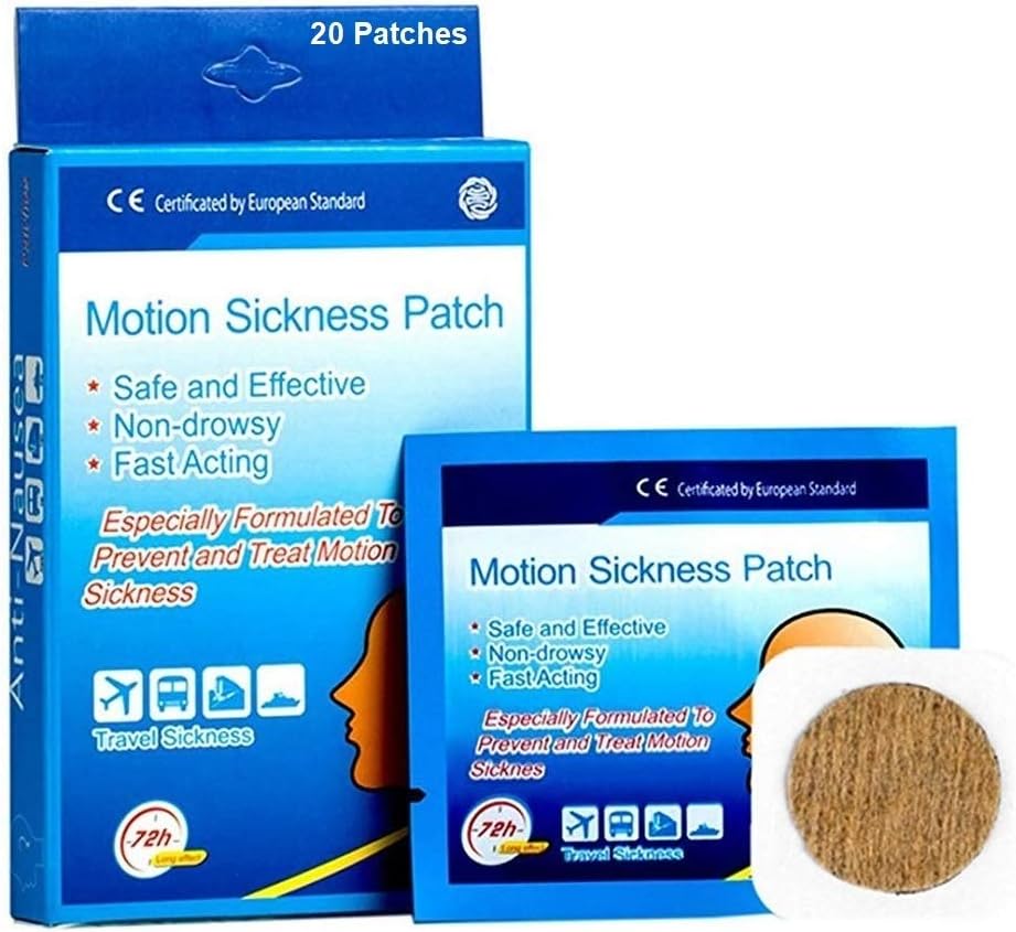 KONGDY® Motion Sickness Patch Travel Sickness, AntiNausea Car Sea