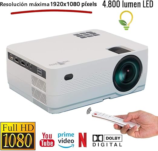 Proyector HD Nativo Unicview HD450 Android Bluetooth 4.800 lúmenes ...