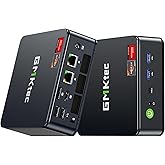 GMKtec M5 Ultra Gaming Mini PC Ryzen 7 7730U 32GB RAM 512GB SSD Desktop | Office Personal Computer (Beats 7430U/ 5825U), Dual NIC LAN 2.5GbE, Triple 4K Display, WiFi 6E, USB-C, BT 5.2, DP, HDMI 2.0