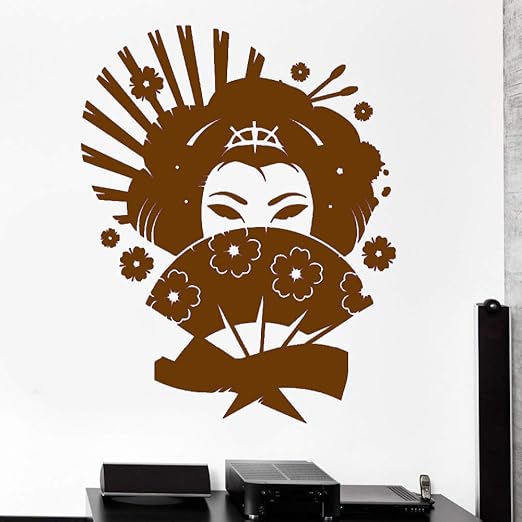 zhuziji Calcomanías de Pared de Estilo japonés Geisha Japón ...