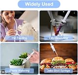 OFFCUP 5ml Plastic Syringes 10pcs No Needle Luer Slip Tip Liquid Measuring view 6