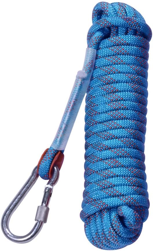Rock Climbing Rope, 12mm Diameter Static Outdoor Hiking Accessories High Strength Cord Safety Rope (10m, 32ft)(20m, 65ft) (30m, 98ft) (40m, 131ft) (50m, 164ft) : Sports & Outdoors