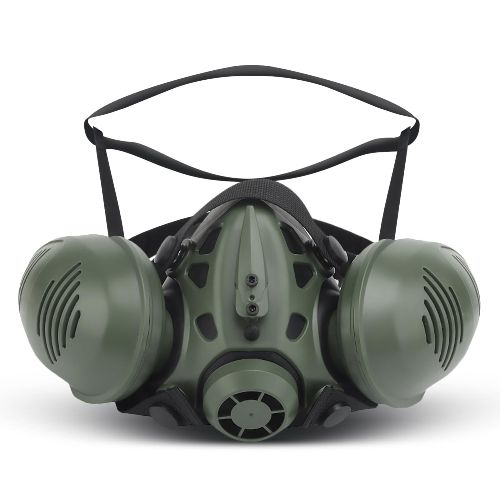 Yzpacc Tactical Respirator Mask Airsoft Face Protection Mask Paintball Half Face Mask Tactical Face Mask for Paintball Airsoft Hunting Shooting CS Game Halloween Party