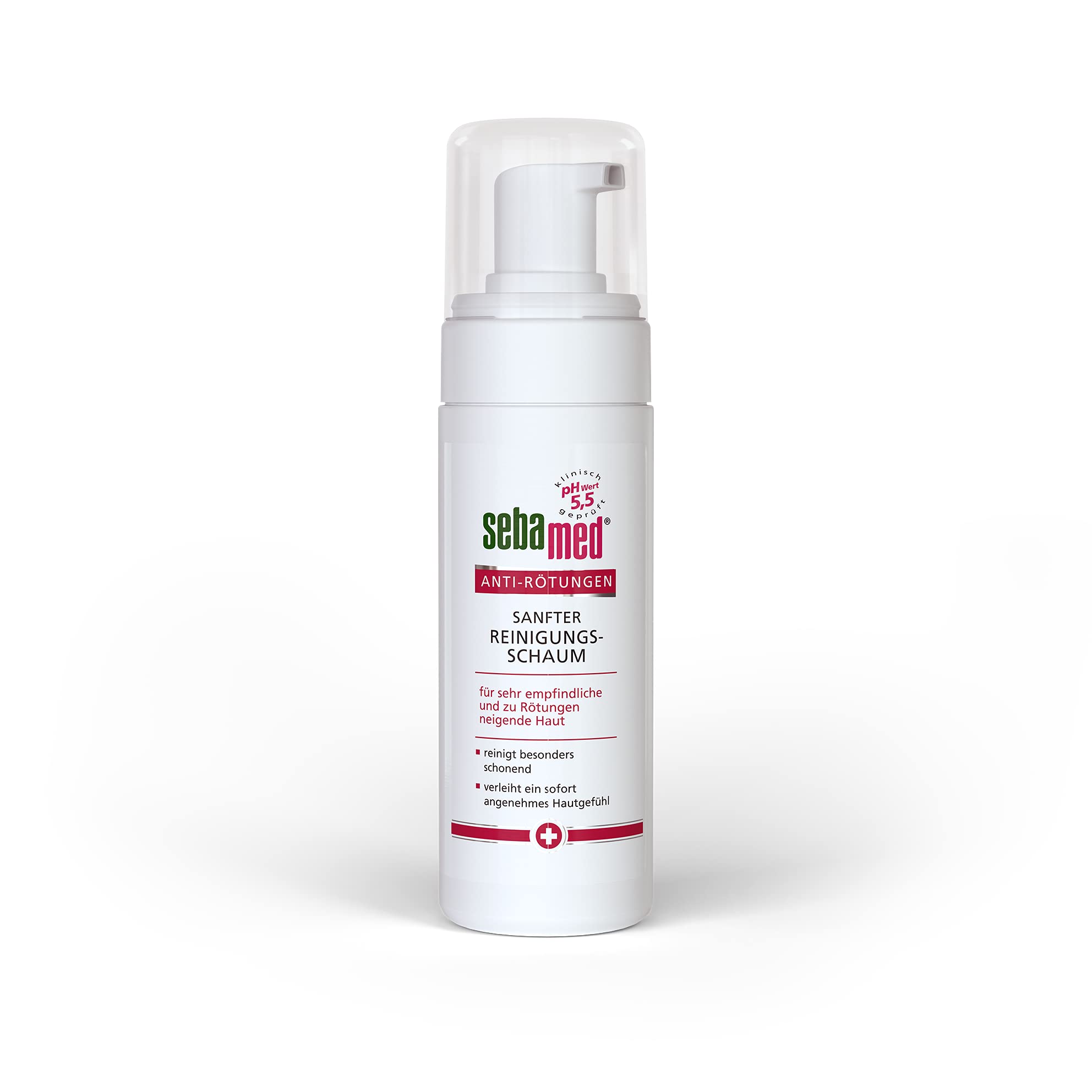 Sebamed Anti-Redness Gentle Cleansing Foam for Rosacea Reduces Face Redness 150ml