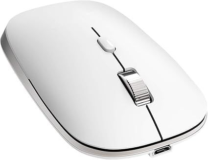 Amazon 21最新版 Yihope ワイヤレスマウス Bluetooth 5 0 マウス 充電式 超薄型 光学式 静音 電池不要 無線マウス 高精度 省エネモード 3dpi段階 4ボタン Ipad Iphone Mac Windows Androidに対応 日本語説明書付き ホワイト マウス 通販