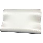 Cozysilk 100% Mulberry Silk Pillowcase for Memory Foam Pillow, Cervical Pillow, Smooth Silk Pillow Cover for Contour Pillow (19 x 12 inch, Natural White)