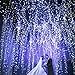 Ankway Solar String Lights Blue 200 LED Fairy Lights 3-Strand Copper Wire Light 8 Modes 72ft Outdoor String Lights Waterproof Twinkle Lights for Patio Tree Garden Fence Indoor Wedding Party