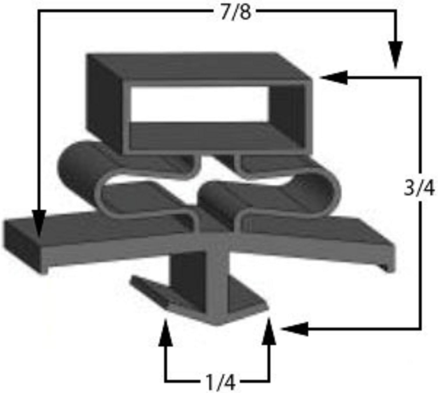 True Manufacturing 810813 Door Gasket For TSU/TUC/TWT