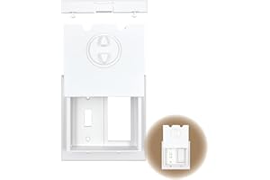 DHT VENTURES HomeStar Safety Light Switch Guard | Toggle-Rocker Combo Style | Child Proof Light Switch Plate | Tamper-Proof Switch Protection | Switch Lock Cover