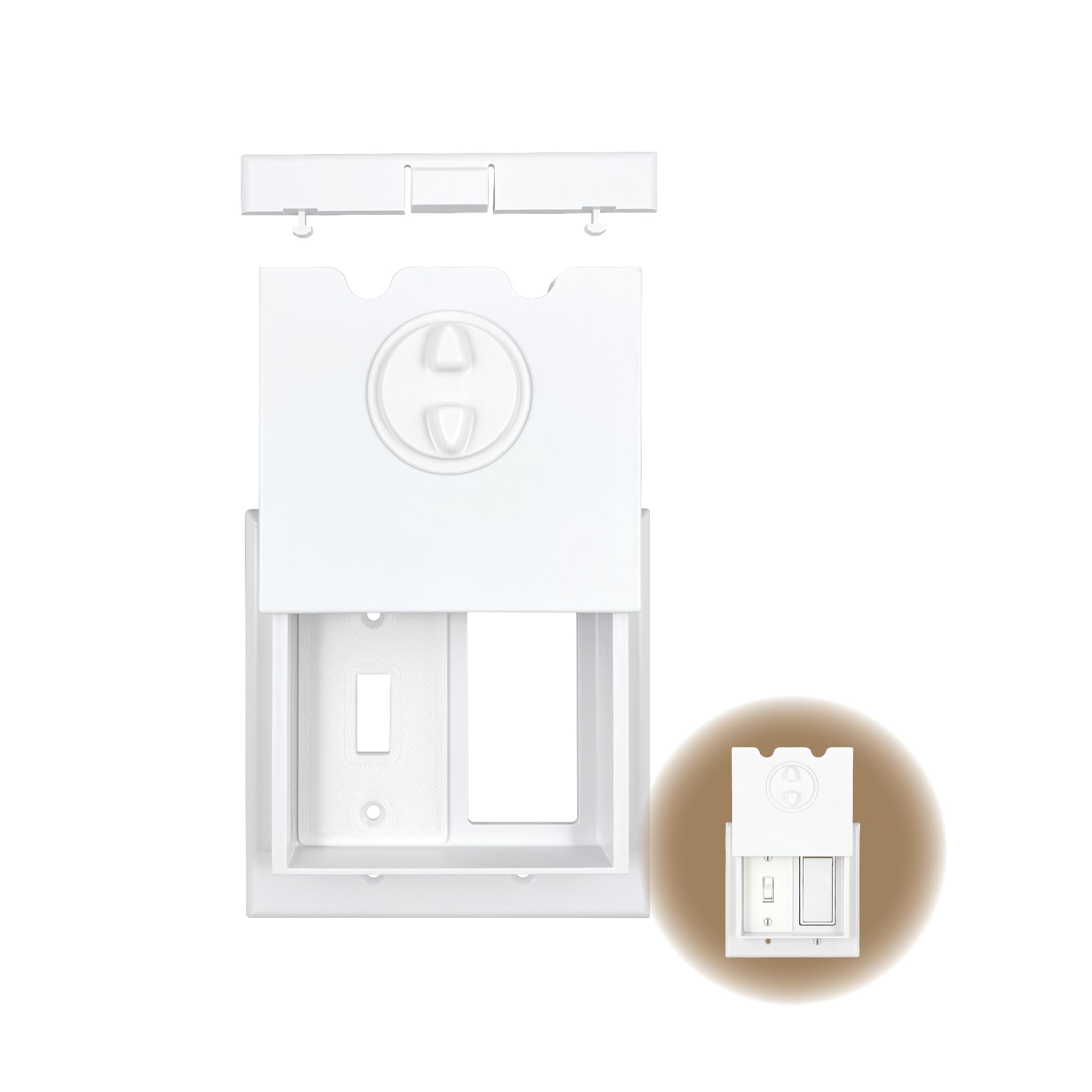 HomeStar Safety Light Switch Guard | Toggle-Rocker