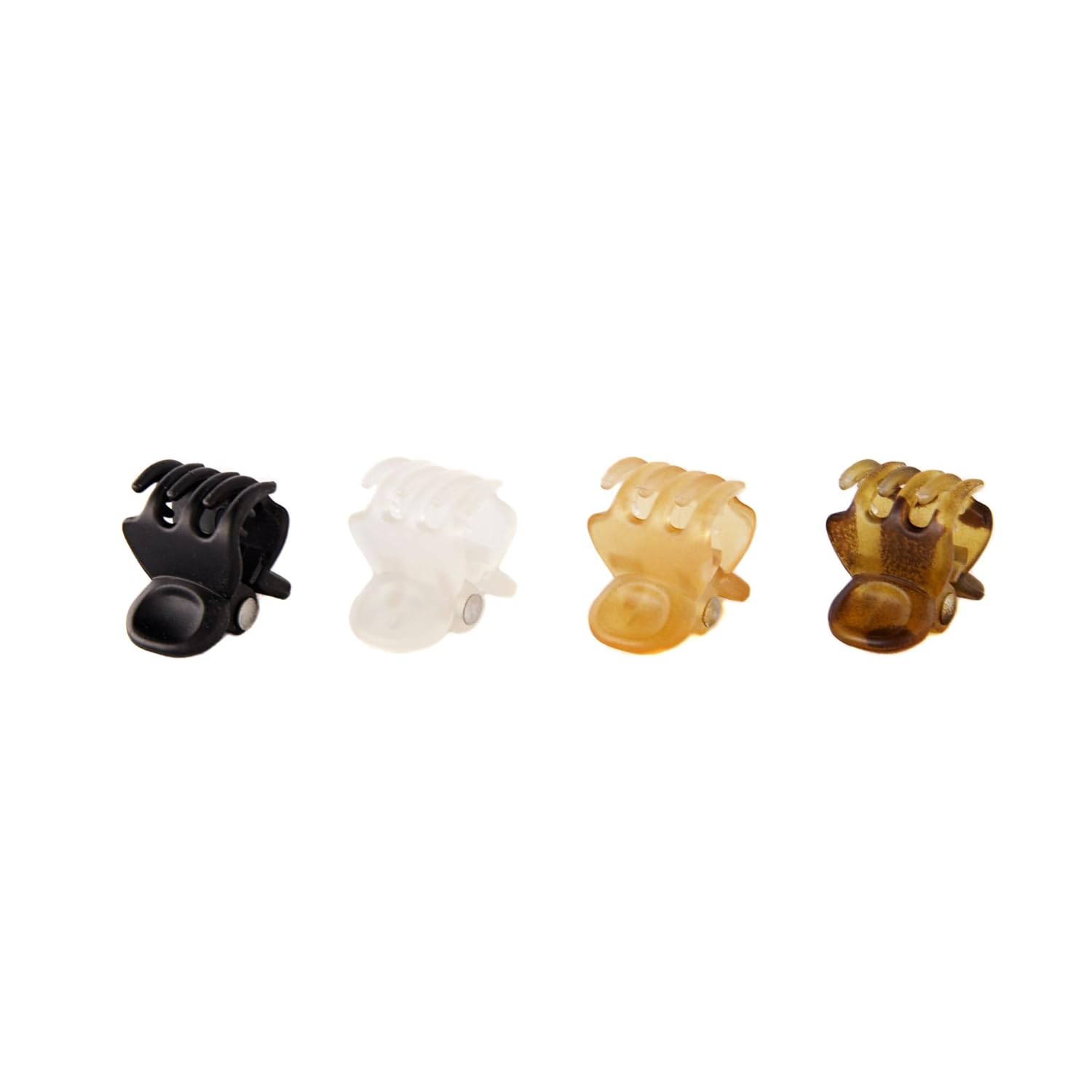 Goody 32764 Women's Classics 2 Medium Claw Clips, Pefrect for All Hair Types, Great for Easily Pulling Up Your Hair, Plastic Material, Black and Brown Colors, 2 Count (Pack of 1) : Hair Claws : Beauty