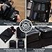 Zero Grid Packing Cubes - Travel Organizer Set with Shoe Bag Black, Black, Small, RFID Wallet