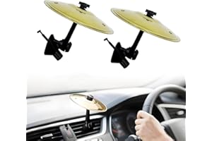 Car Cymbal, Car Cymbal Air Vent, Mini Drum Crash Cymbal For Car Vent, Suitable For All Types Of Vehicles (Gold)
